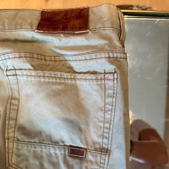 Pre-Loved Woolrich Khaki Chino - Men's 32 - Picture 7 of 7